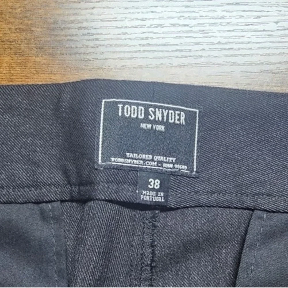 Todd Snyder Men's Private White Gurkha Trouser Black Pants Size 38x30